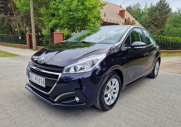 Peugeot 208 cena 28900 przebieg: 101000, rok produkcji 2016 z Łochów małe 326